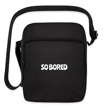 So Bored - Upright Crossbody Bag - black - Front
