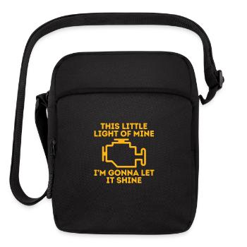 Check Engine - Upright Crossbody Bag - black - Front