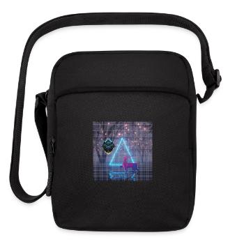 Horse and Horor Design - Upright Crossbody Bag - black - Front