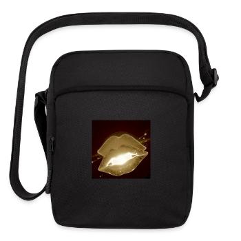 Tale of 2 lips - Upright Crossbody Bag - black - Front