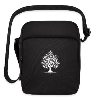 Abstract Tree As A Spiritual Ornament - Upright Crossbody Bag - black - Front