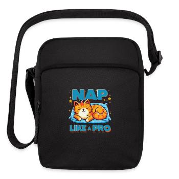 Cat-titude Tales of Feline Sass - Upright Crossbody Bag - black - Front