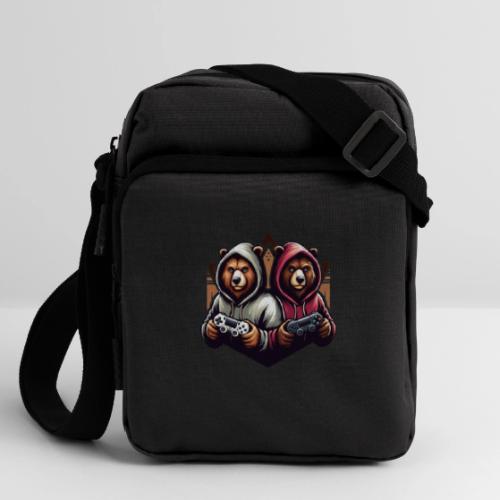 2 grizzlies gamer bears - Upright Crossbody Bag