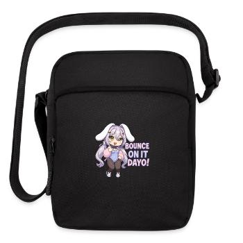 Henya the Genius Bunny Girl Bounce On It Dayo! - Upright Crossbody Bag - black - Front