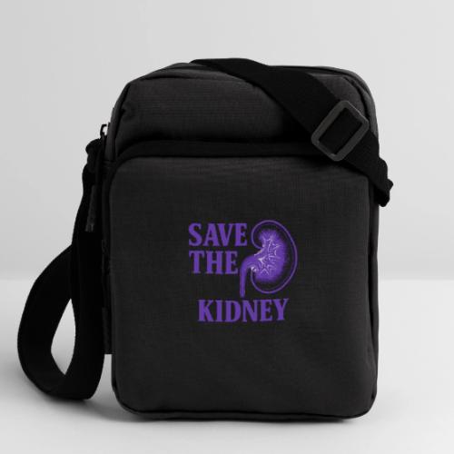 Save the kidney - Upright Crossbody Bag