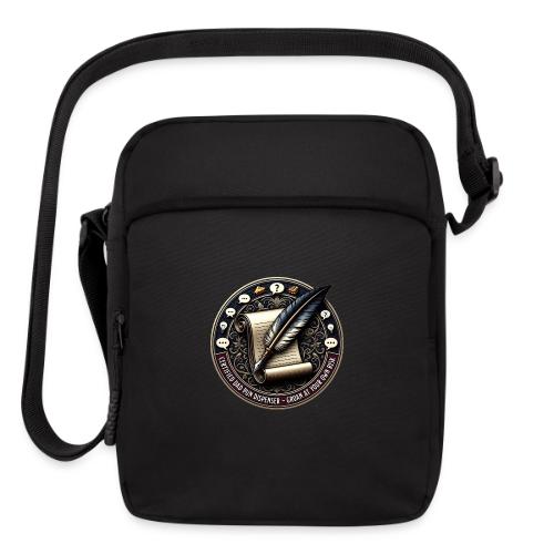 Certified Dad Pun Dispenser T Shirt - Upright Crossbody Bag