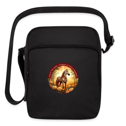 Year of the Horse Guardian T Shirt, Lunar New Year - Upright Crossbody Bag