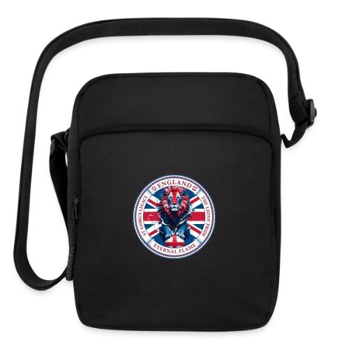 England Lion Emblem T Shirt, Flag Pride Gift - Upright Crossbody Bag