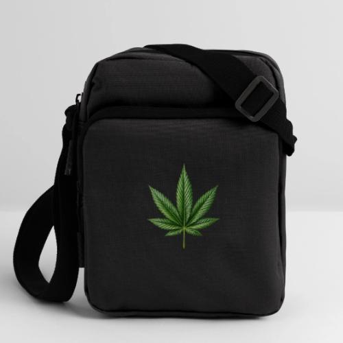 Cannabis Leaf - Upright Crossbody Bag