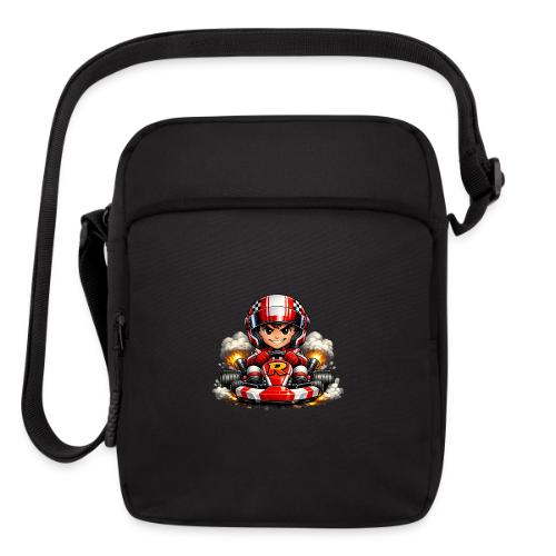 Carcadelogoracerfront - Upright Crossbody Bag