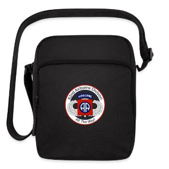 82nd Airborne All The Way! - Upright Crossbody Bag - black - Front