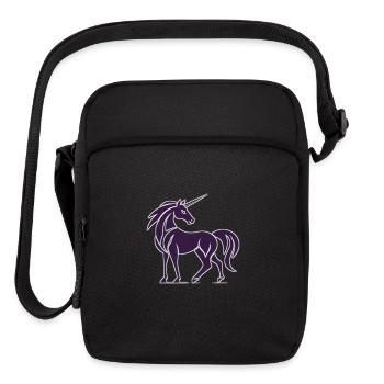 Design horse Unicorn - Upright Crossbody Bag - black - Front