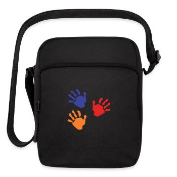 T-shirt - Upright Crossbody Bag - black - Front