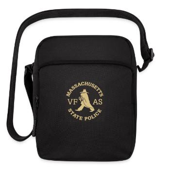 Massachusetts State Police - Upright Crossbody Bag - black - Front