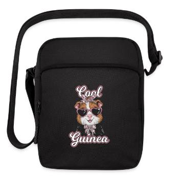Cool Guinea in Heart Sunglasses - Upright Crossbody Bag - black - Front