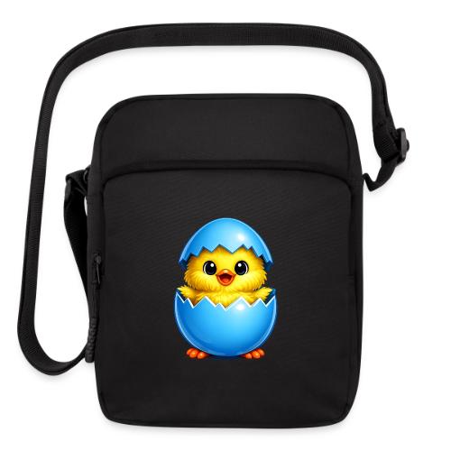 Easter Chick Blue - Upright Crossbody Bag