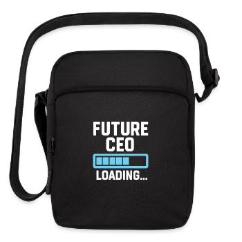 Future CEO Loading - Upright Crossbody Bag - black - Front
