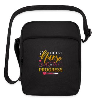 Future Nurse – Inspirational Nursing Student - Upright Crossbody Bag - black - Front