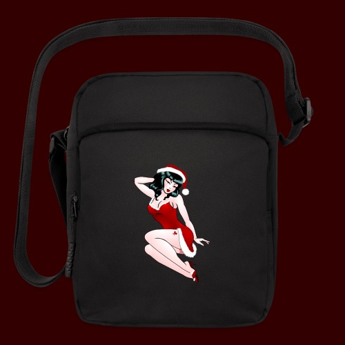 Pinup Girl Christmas Gift - Upright Crossbody Bag