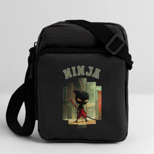 Cute Ninja Attack - Upright Crossbody Bag