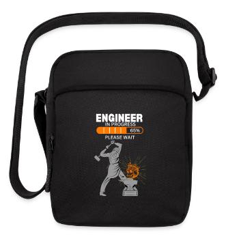 Engineer in progress - Upright Crossbody Bag - black - Front