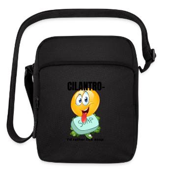 Cilantro – I’d Rather Lick Soap - Upright Crossbody Bag - black - Front