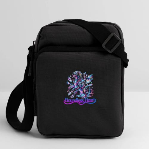 Boundless Heart Neon Galaxy Dog Shirt - Upright Crossbody Bag