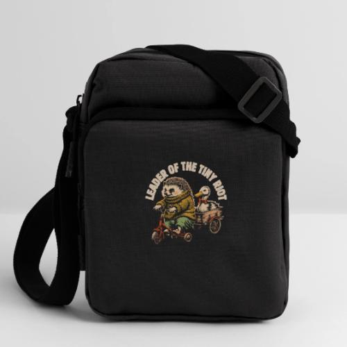 Leader of the Tiny Riot Design - Upright Crossbody Bag