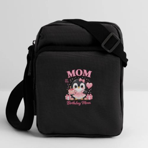Cute Penguin Birthday Mom Kawaii Cake Balloon Gift - Upright Crossbody Bag