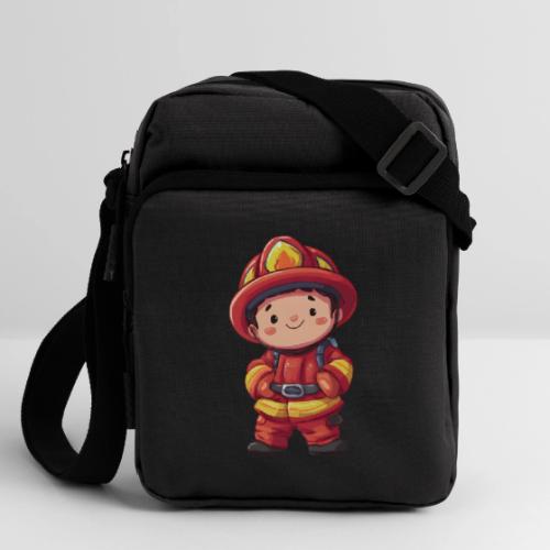 Friendly Firefighter Hero - Upright Crossbody Bag