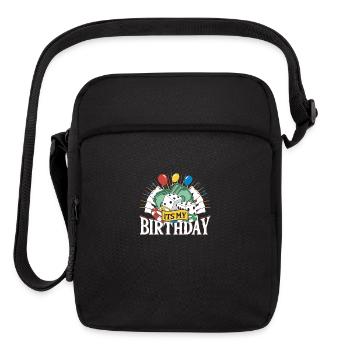 Gaming Parlor Jackpot Casino My Birthday Casino - Upright Crossbody Bag - black - Front