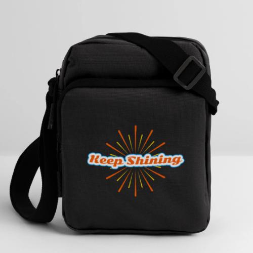 Keep Shining: Radiant Energy Design - Upright Crossbody Bag
