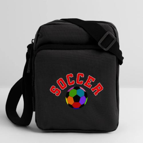 Soccer: Colorful Kick - Upright Crossbody Bag