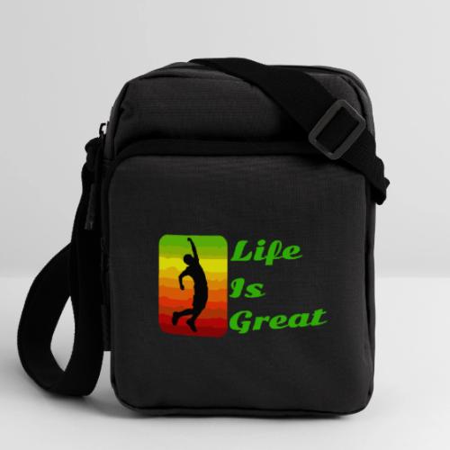 Life Is Great - Upright Crossbody Bag