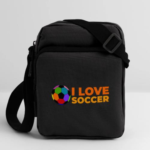 I Love Soccer - Upright Crossbody Bag