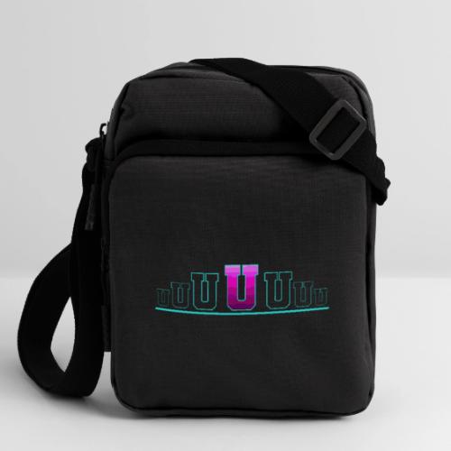 Letter U – Capital Varsity Alphabet Monogram - Upright Crossbody Bag