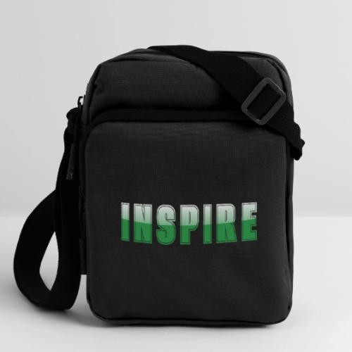 Inspire Word Art Design - Upright Crossbody Bag