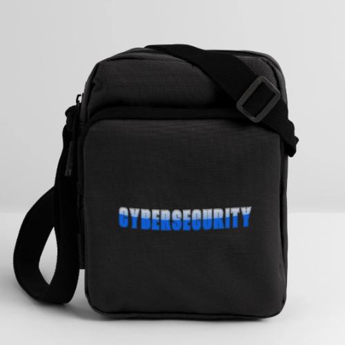 Cybersecurity Word Art Design - Upright Crossbody Bag