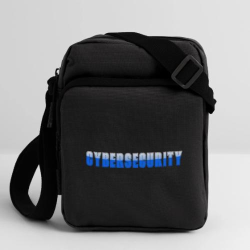 Cybersecurity Word Art Design - Upright Crossbody Bag