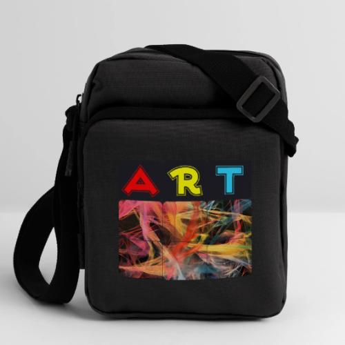 Chaotic Threads of Art - Upright Crossbody Bag