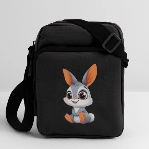 Multicolor Baby Rabbit Cartoon Sitting - Upright Crossbody Bag
