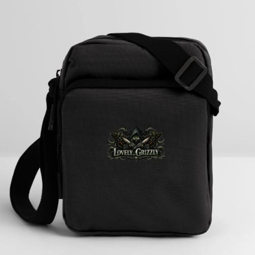 Lovely Grizzly logo - Upright Crossbody Bag