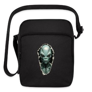 Alien Within - Upright Crossbody Bag - black - Front