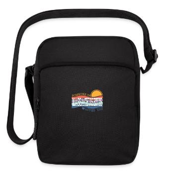 Someone in Massachusetts Loves you - Upright Crossbody Bag - black - Front