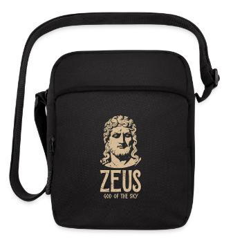 Zeus God of the Sky History - Upright Crossbody Bag - black - Front