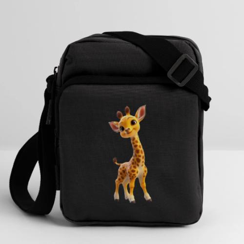 Adorable 3D Baby Giraffe with Big Eyes - Upright Crossbody Bag