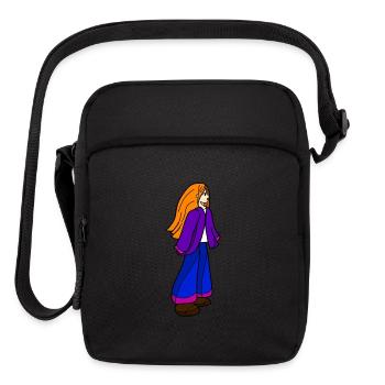 A LITTLE GIRL - Upright Crossbody Bag - black - Front
