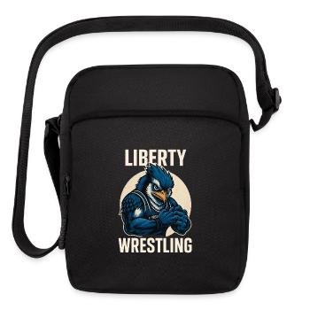Liberty Wrestling - Upright Crossbody Bag - black - Front