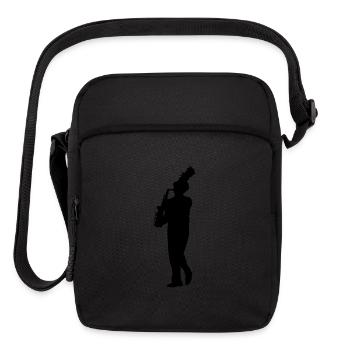 Saxophone - Upright Crossbody Bag - black - Front