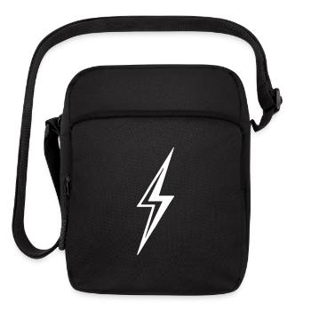 Lightning Bolt - Upright Crossbody Bag - black - Front